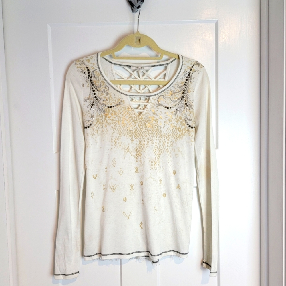 Miss Me beaded shirt